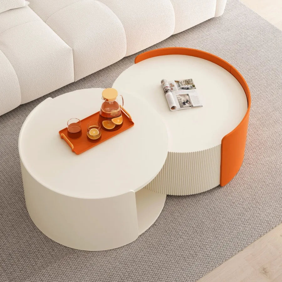 Nesting Coffee Table Round Nesting Tables and End Tables