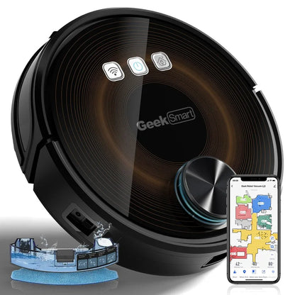 Robot Vacuum Cleaner and Mop LDS Navigation WiFi