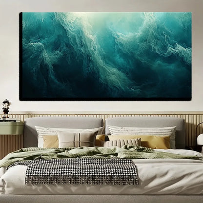 art oil painting, interior decoration painting, 1.5 inch thick pine solid wood frame