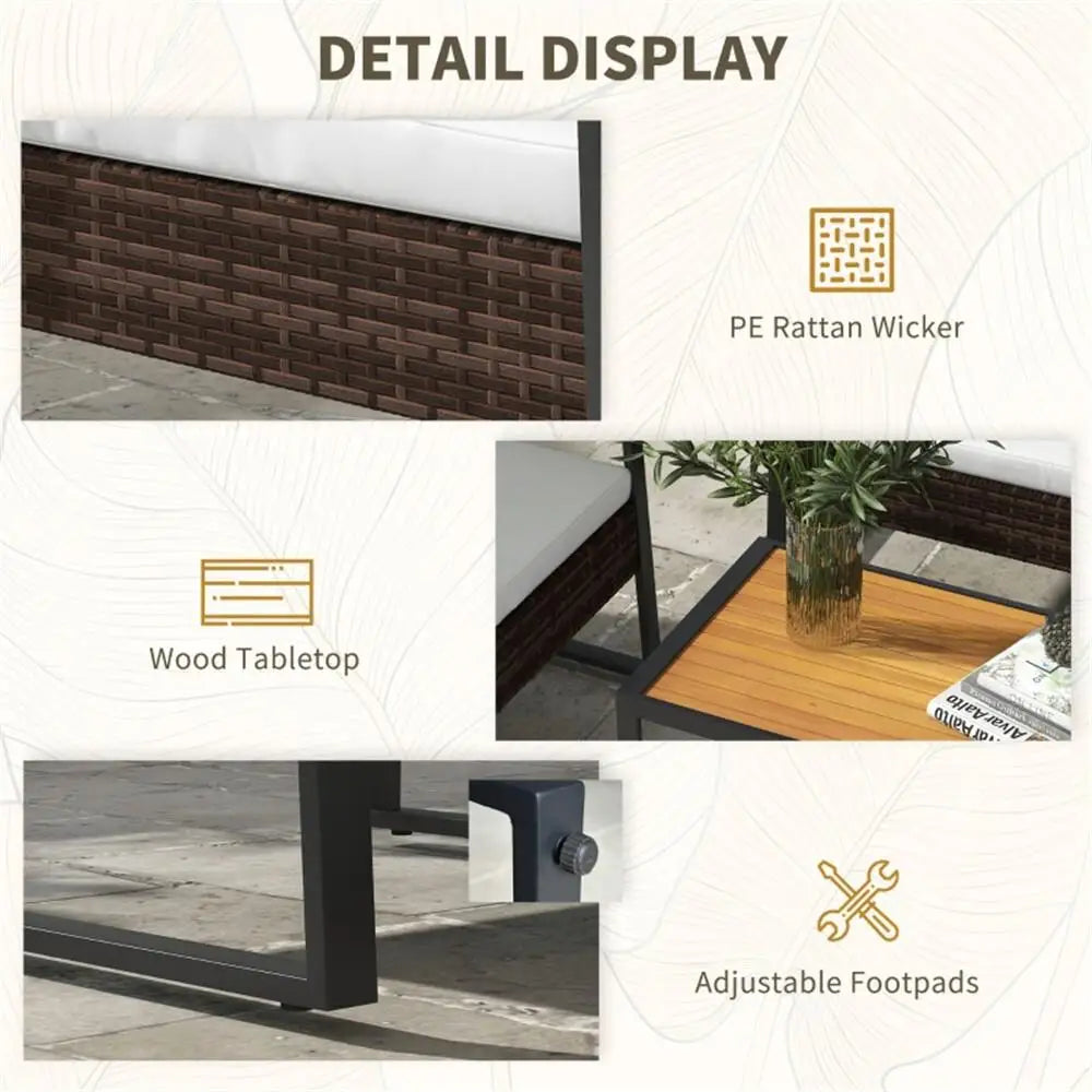 Stylish Garden Sofa Set - Comfortable Outdoor Seating - Fast Shipping from