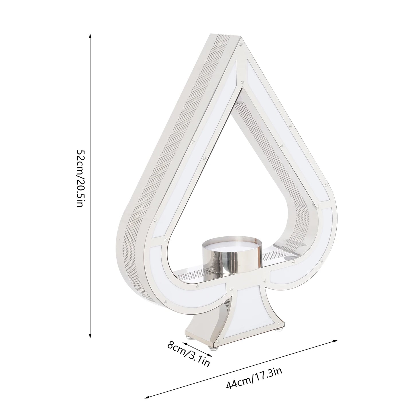 110V LED Lighted Liquor Bottle Display Champagne Stand