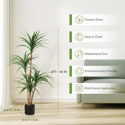 Artificial Dracaena Tree,
