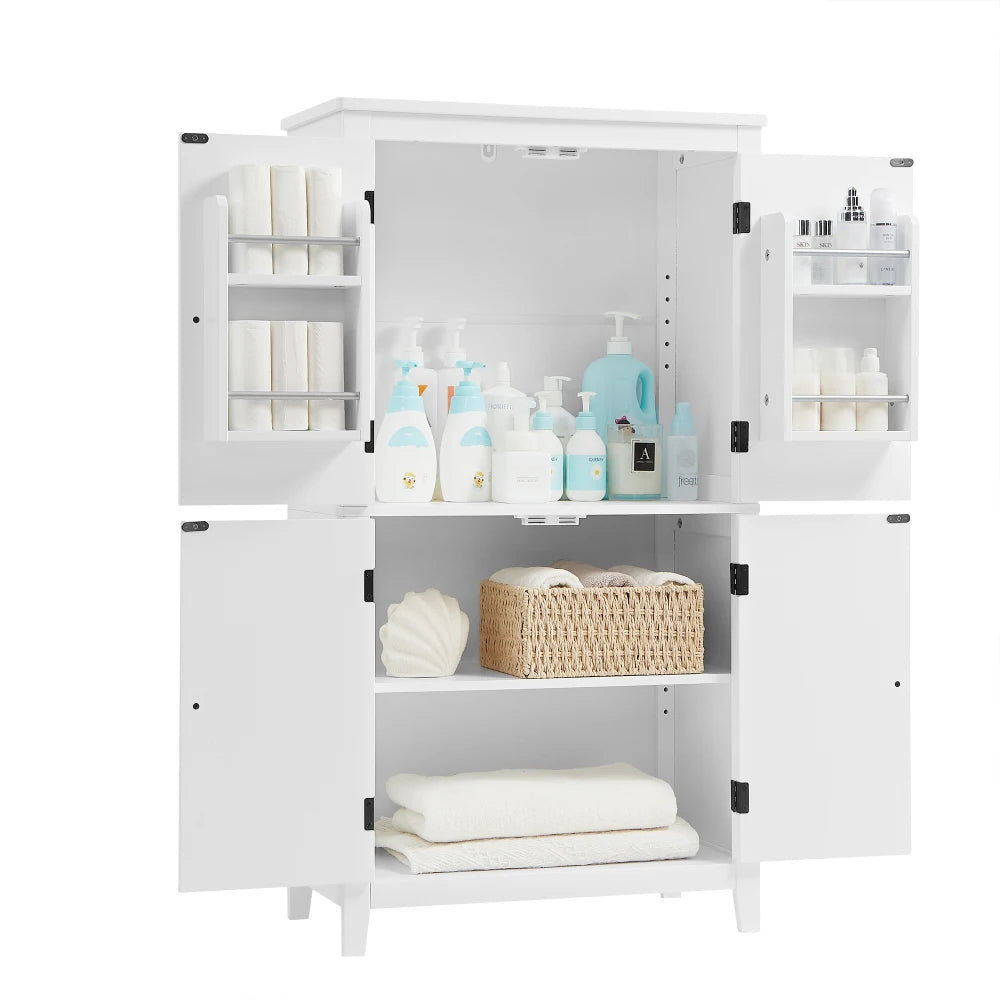 Elegant Bathroom Floor Storage Cabinet