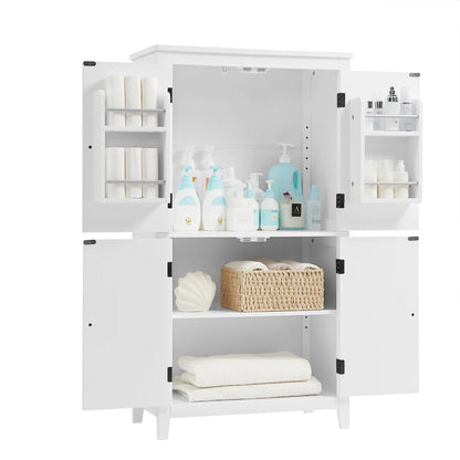 Elegant Bathroom Floor Storage Cabinet
