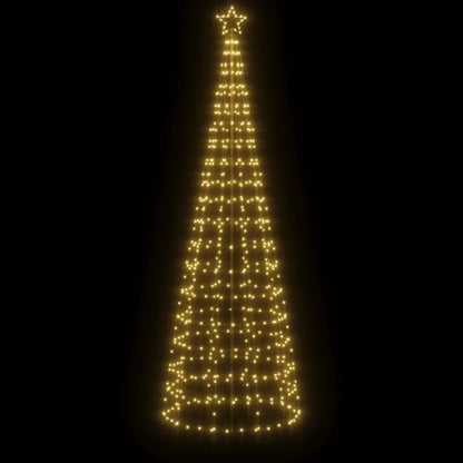 Christmas Tree Light with Spikes 570 LEDs Warm White 118.1