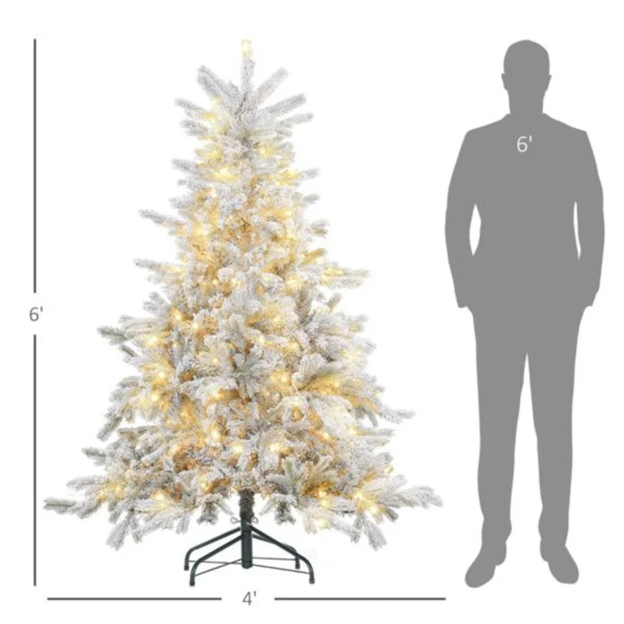 6ft Christmas tree, 2025 year