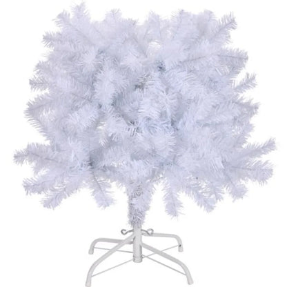 4 FT Artificial Christmas Tree Unlit Christmas Pine Tree with 346 Branch Tips and Sturdy Metal Stand for Office Home Store Part