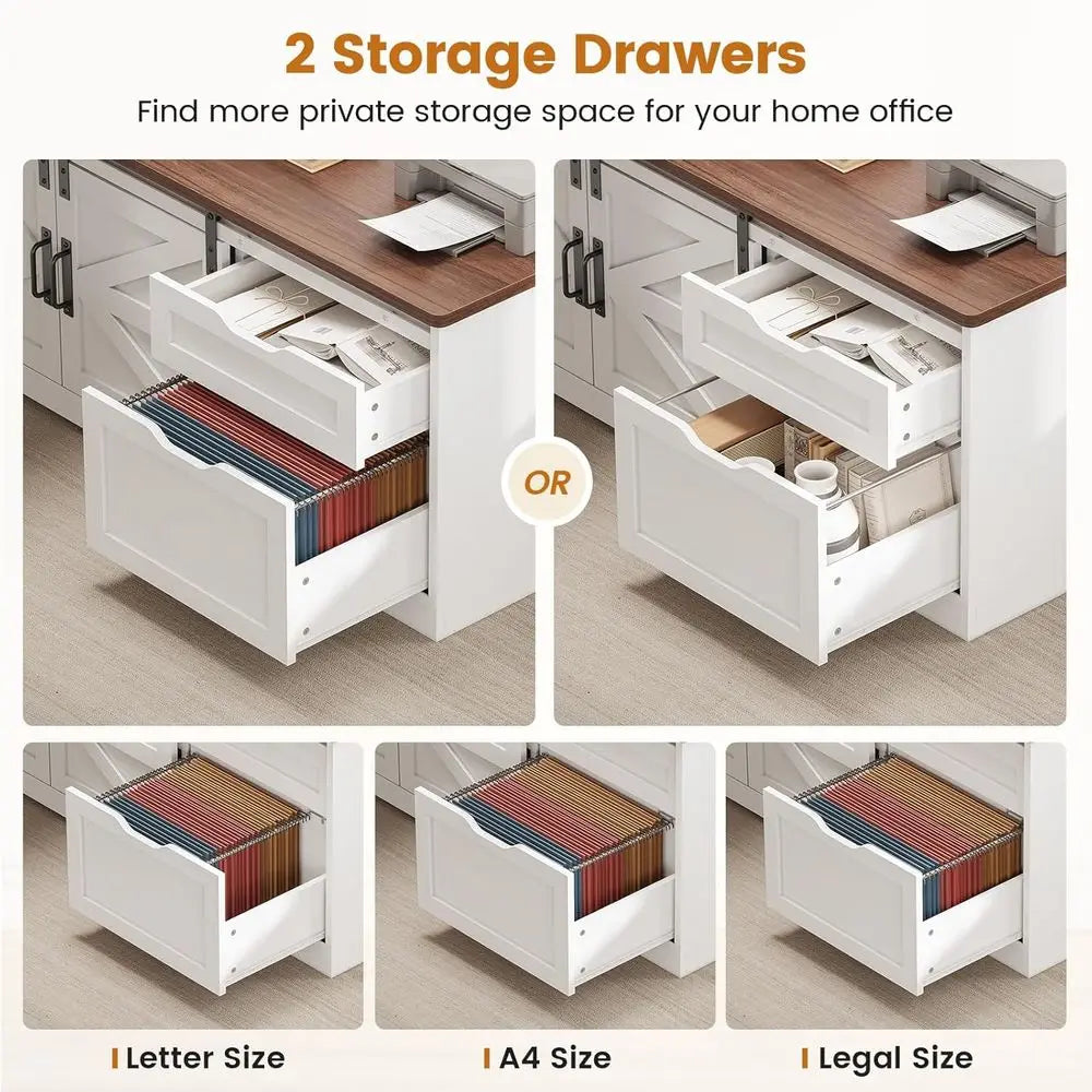 L Shaped Standing Desk, 55 inch Height Adjustable Desk with Storage Standing Computer Desks with Power Outlets