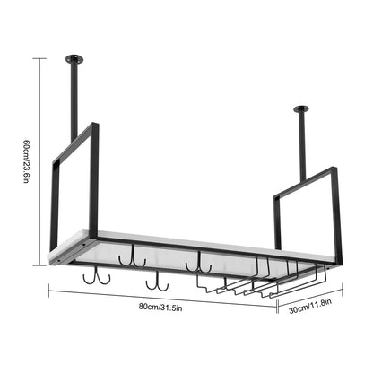 Ceiling Wine Glass Rack Wine Bottles Holder