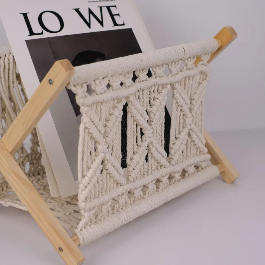 Xemussa 1pc Newspaper book  Magazine Rack Basket Book Basket