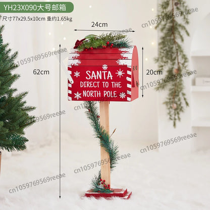 Christmas Decorations Small House Mailbox