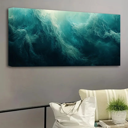 art oil painting, interior decoration painting, 1.5 inch thick pine solid wood frame