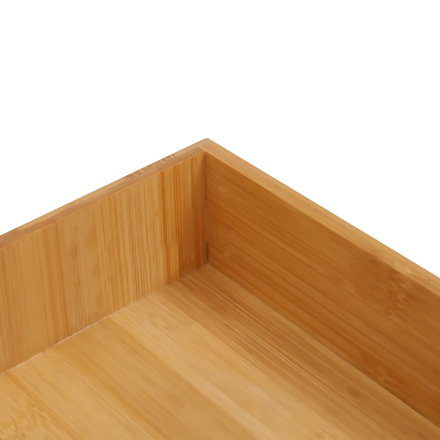 Bamboo Desk Organizer -Tabletop Mini Bamboo Desk Drawer