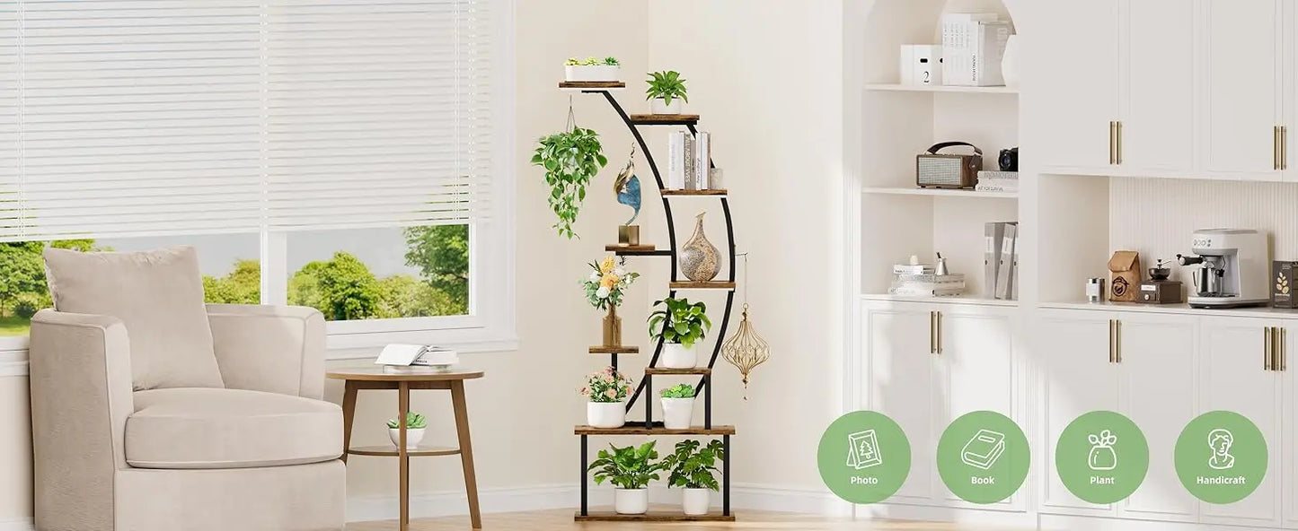 Plant Stand Indoor with Grow Lights