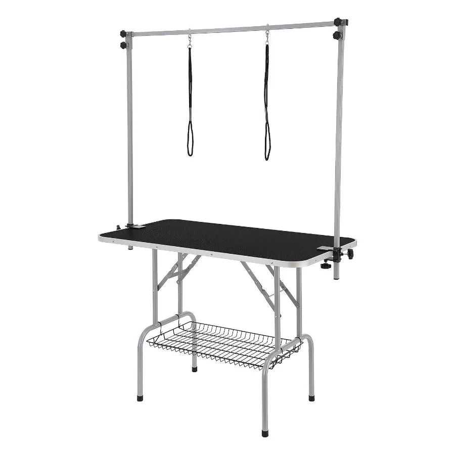 Pet Grooming Table Two Arms with Clamp 46'' Dog Grooming Statio