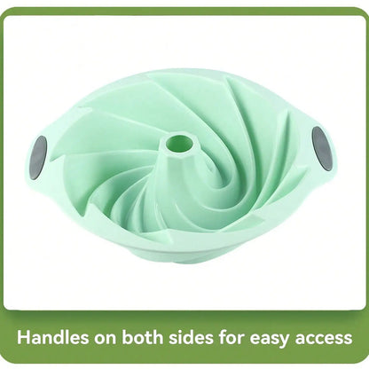 Silicone Cake Pan, Non-Stick Silicone Cake Mold