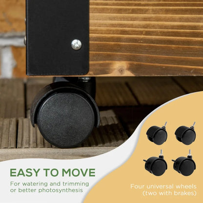 Raised Garden Bed with Trellis 58 for Vine Plants Flowers Climbing