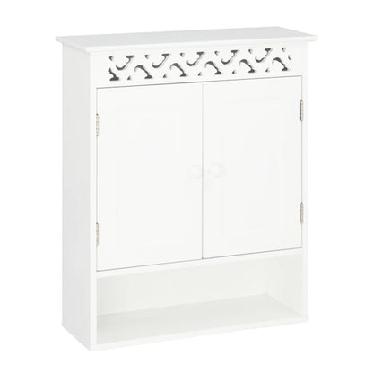 Carved Double Door Wall Cabinet
