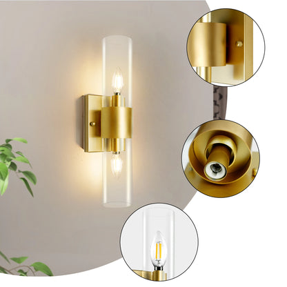 Metal Wall Sconces  for Bedroom Bathroom