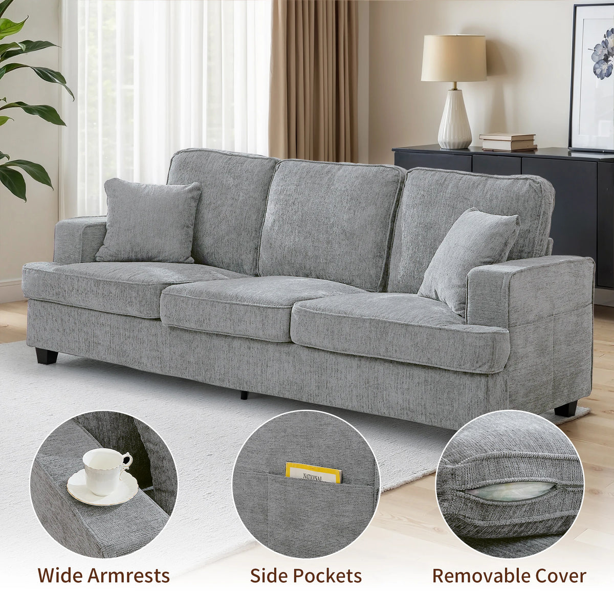 Couch Extra Comfy Soft Seats