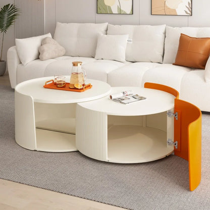 Nesting Coffee Table Round Nesting Tables and End Tables