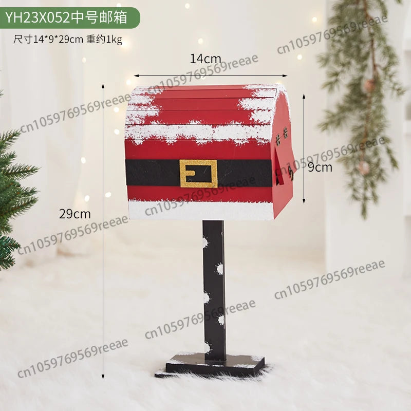 Christmas Decorations Small House Mailbox