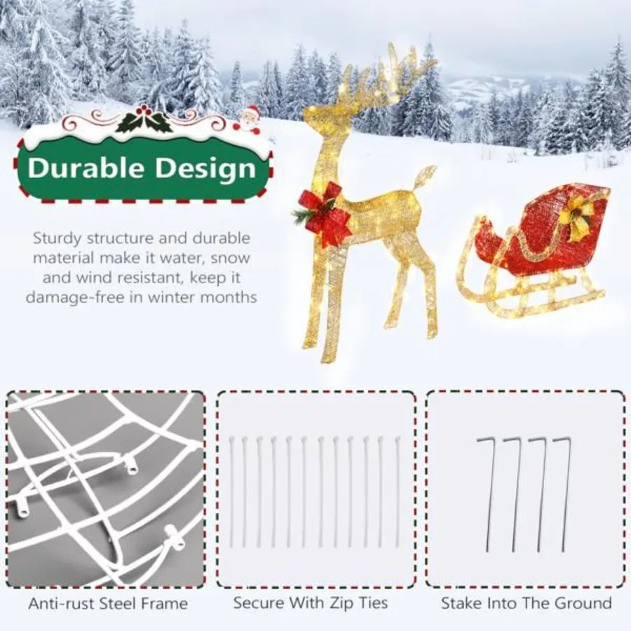 Courtyard Elk Christmas Duration