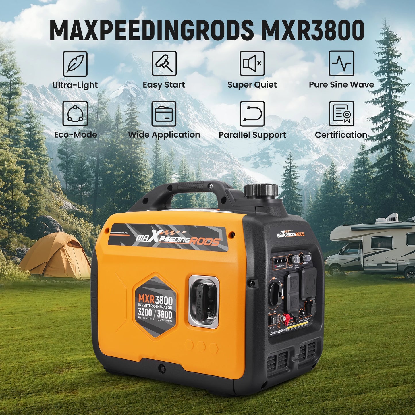Generator Gas Powered for Camping Emergencies