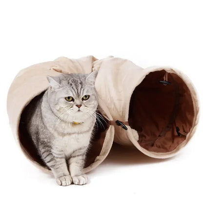 Pet Cat Toys Big Long Cat Tunnel with Ball Foldable