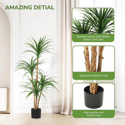Artificial Dracaena Tree,