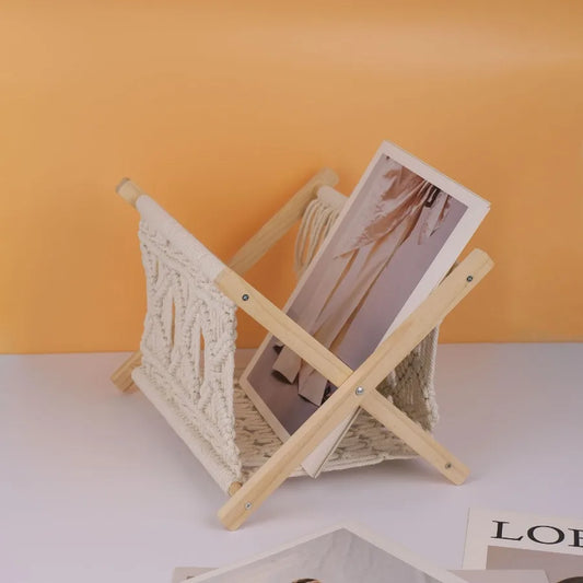 Xemussa 1pc Newspaper book  Magazine Rack Basket Book Basket