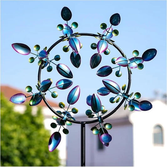 Large Wind Spinners Outdoor, Kinetic Metal Wind Spinners or Yard and Garden, Git or amily or riends (30'' W x 87'' H)