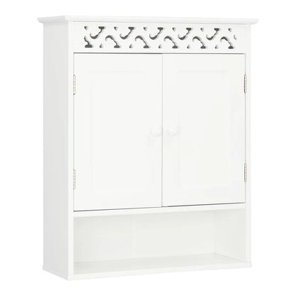 Carved Double Door Wall Cabinet