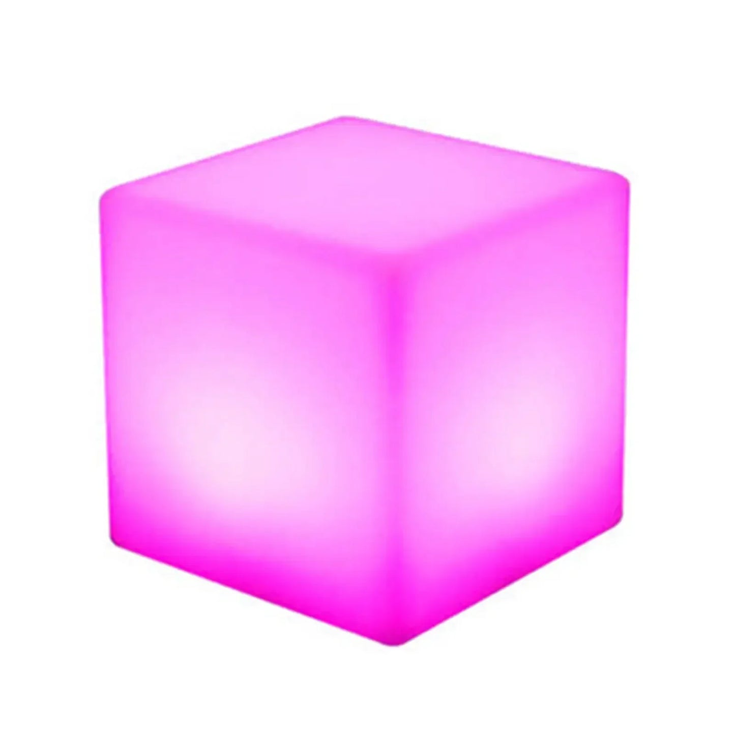 LED RGB Changing Cube Stool, Multi-Color Light Chair Seat for Outdoor, Indoor, and Patio Parties