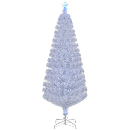 7 FT Prelit Christmas Tree Artificial Fiber Optic