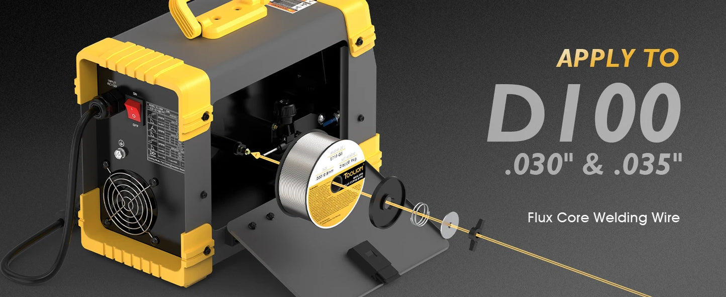135A MIG Welder Flux Core 110V MIG Welder