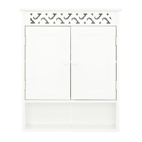 Carved Double Door Wall Cabinet
