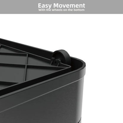 4Pack Transparent Stackable Storage Bins