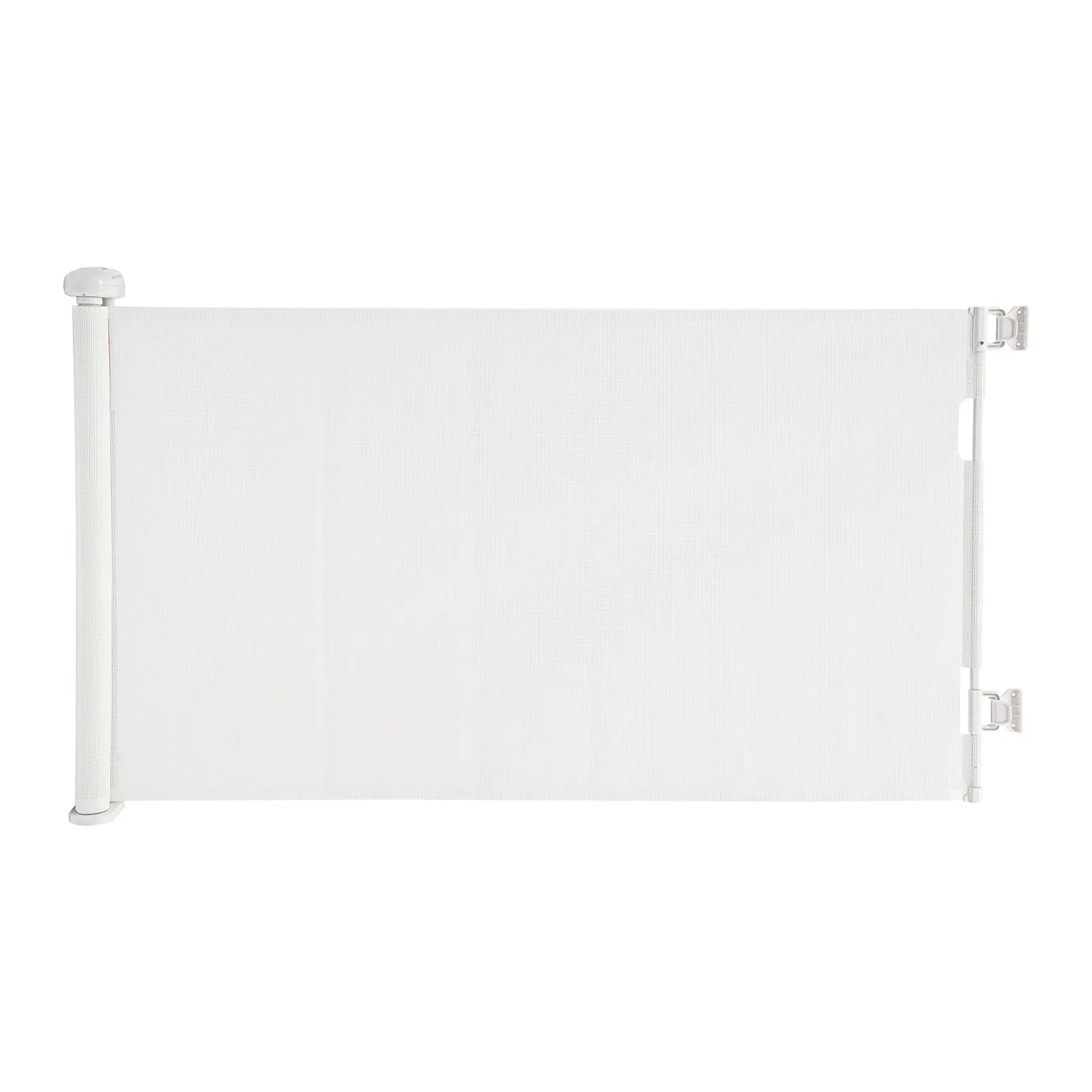 White/Black Iron Pet Fence 40-300cm Adjustable 84cm Height 10-40lbs Small Medium Dogs Indoor Safety Gate