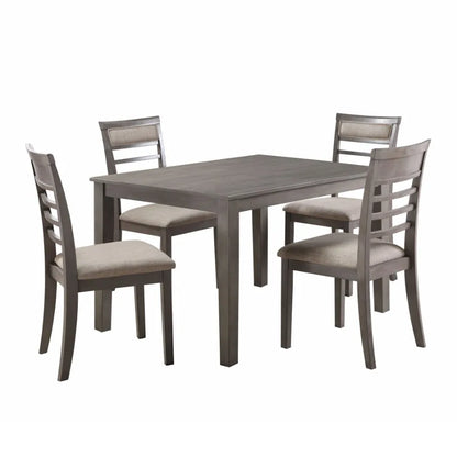 Dining Set Table and 4 Side Chairs S