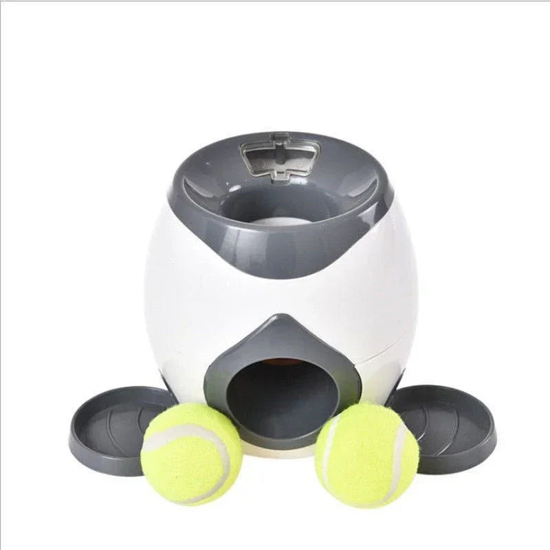 Pet Tennis Food  Reward Machine Interactive Ball Launcher Training Slow Food Toys Suitable for Cats and Dogs  Toy