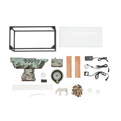 Zen Tabletop Water Fountain  Fish Tank