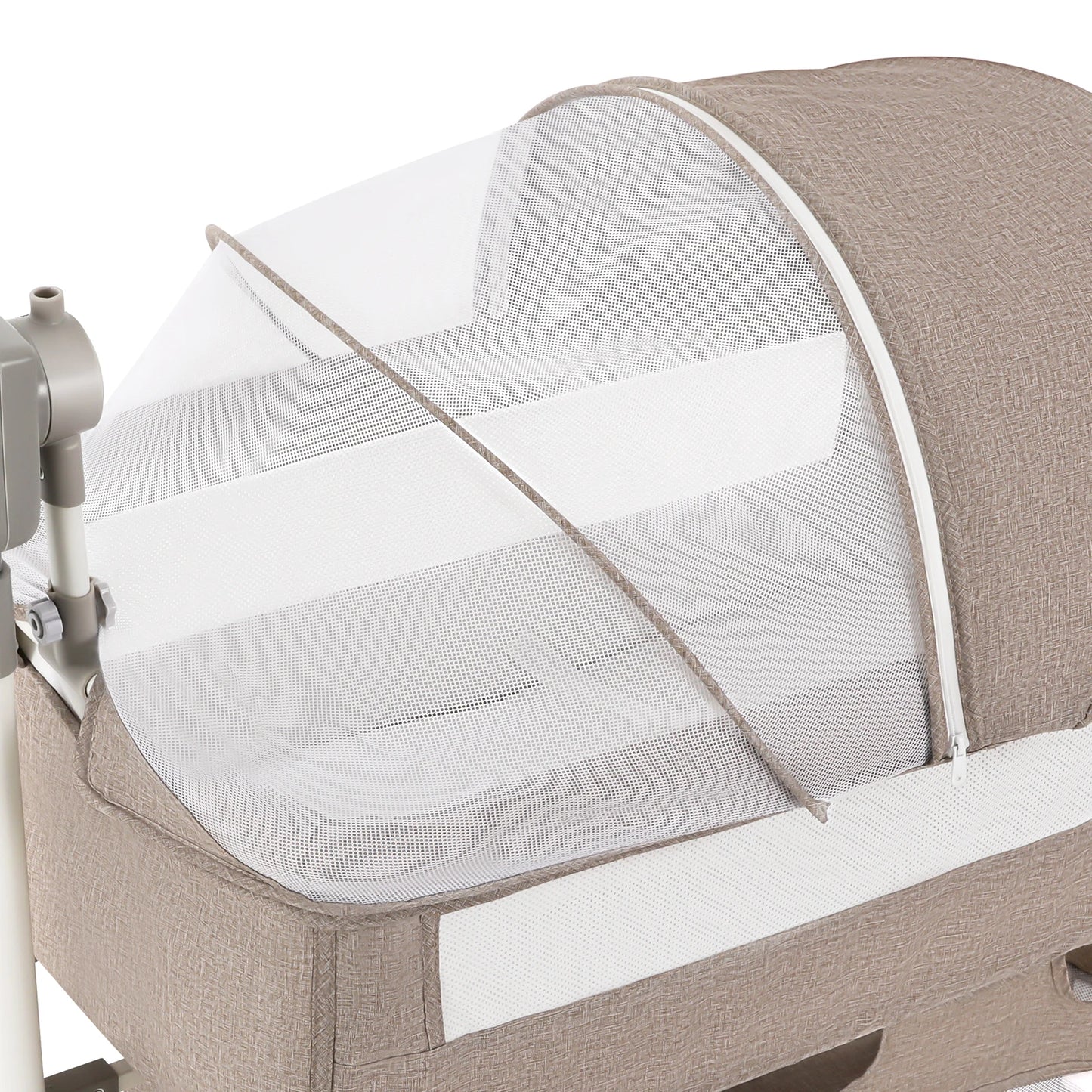 Portable Baby Bed Height Adjustable Bedside Sleeper Music Play