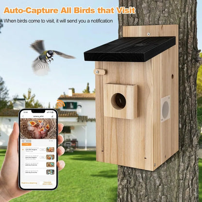 Smart Bird House with Camera 3MP Birdhouse Camera
