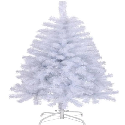 4 FT Artificial Christmas Tree Unlit Christmas Pine Tree with 346 Branch Tips and Sturdy Metal Stand for Office Home Store Part