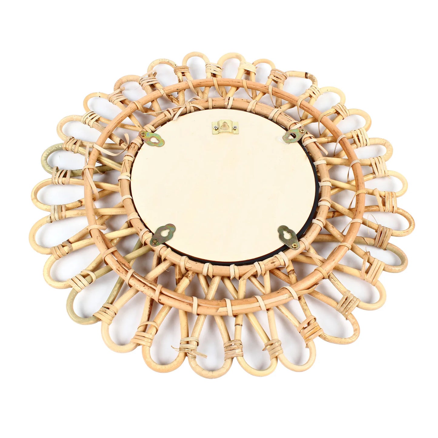 Nordic Design Wood Color Vine Household  Willow Mirror