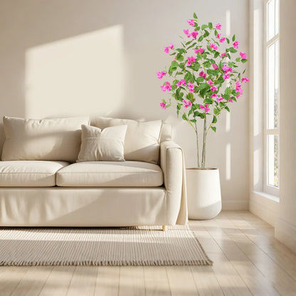 Artificial Bougainvillea Tree Green Plant Bendable Branches And Stems