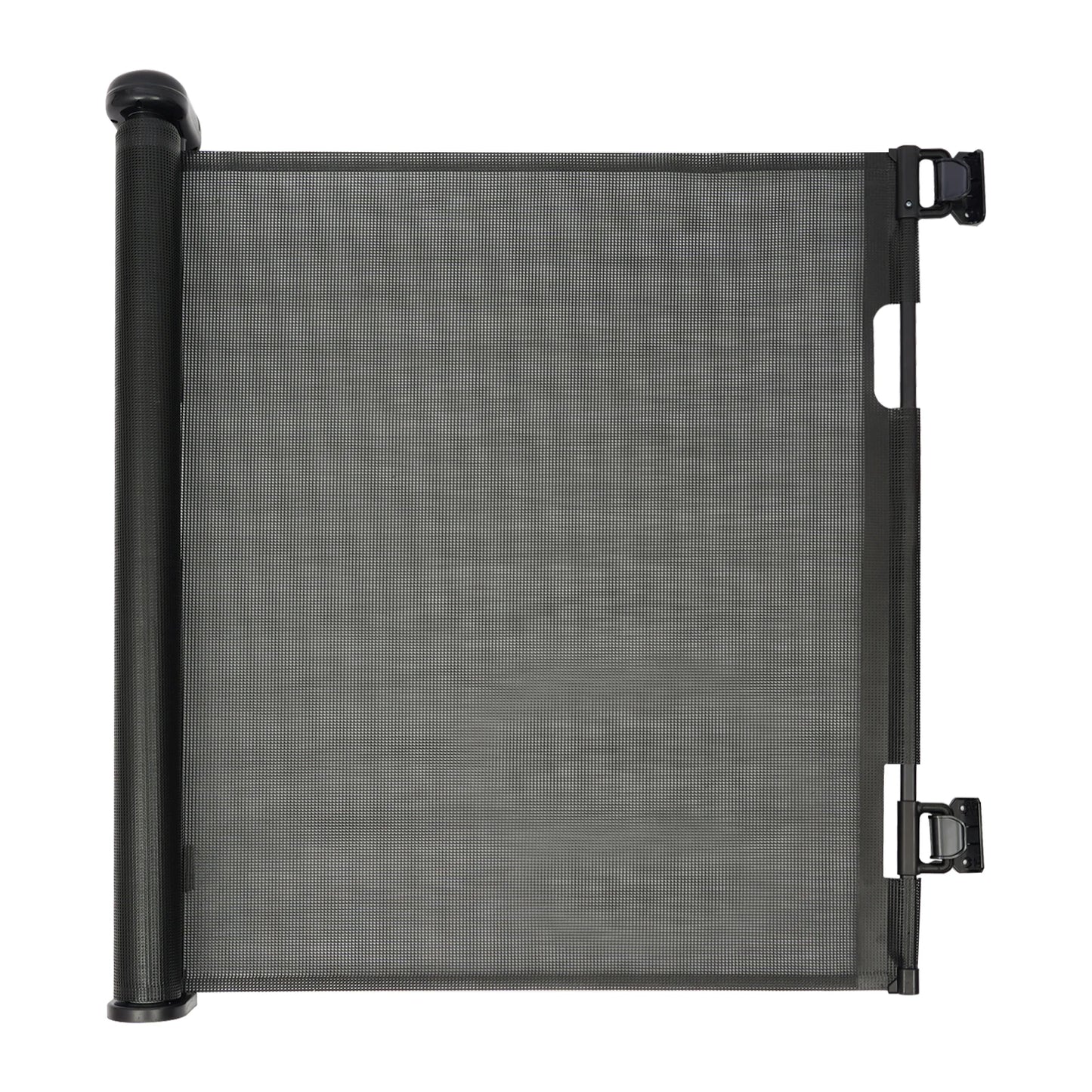 White/Black Iron Pet Fence 40-300cm Adjustable 84cm Height 10-40lbs Small Medium Dogs Indoor Safety Gate