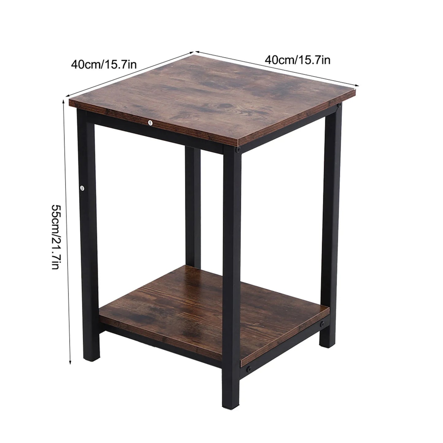 Living Room Desk Simple Double Layer Storage Cabinet Coffee End Table