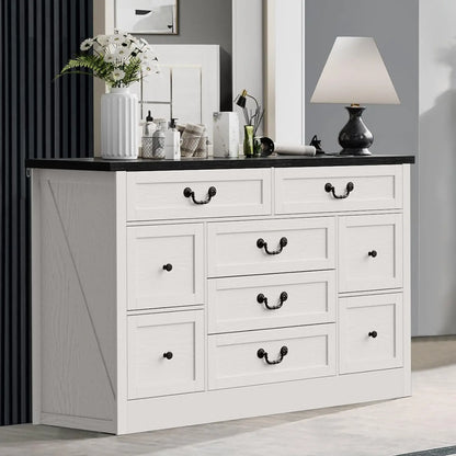 Wooden Chest of Drawer TV Stand Large Storage